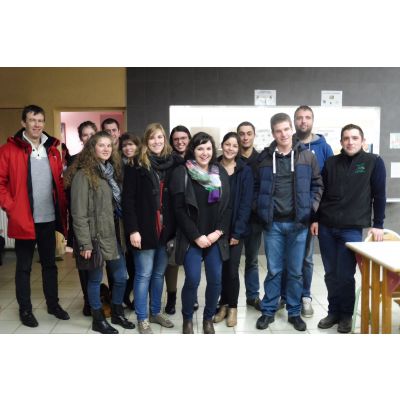 Forum des métiers au lycée de Ressins