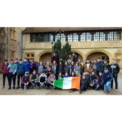 Un groupe de jeunes Irlandais accueilli à Ressins