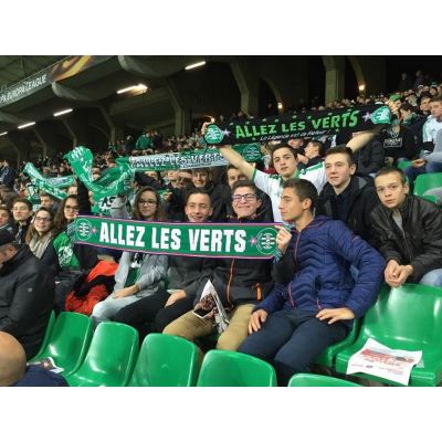 Les jeunes de Ressins à Geoffroy Guichard